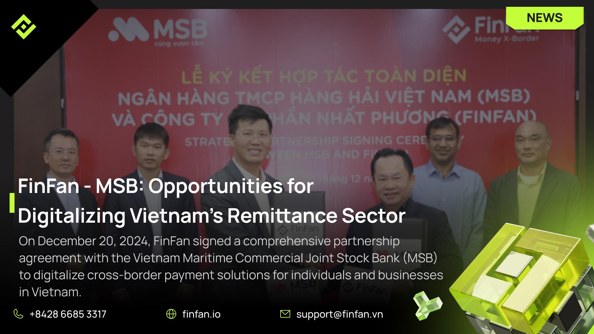 FinFan - MSB: Opportunities for Digitalizing Vietnam's Remittance Sector