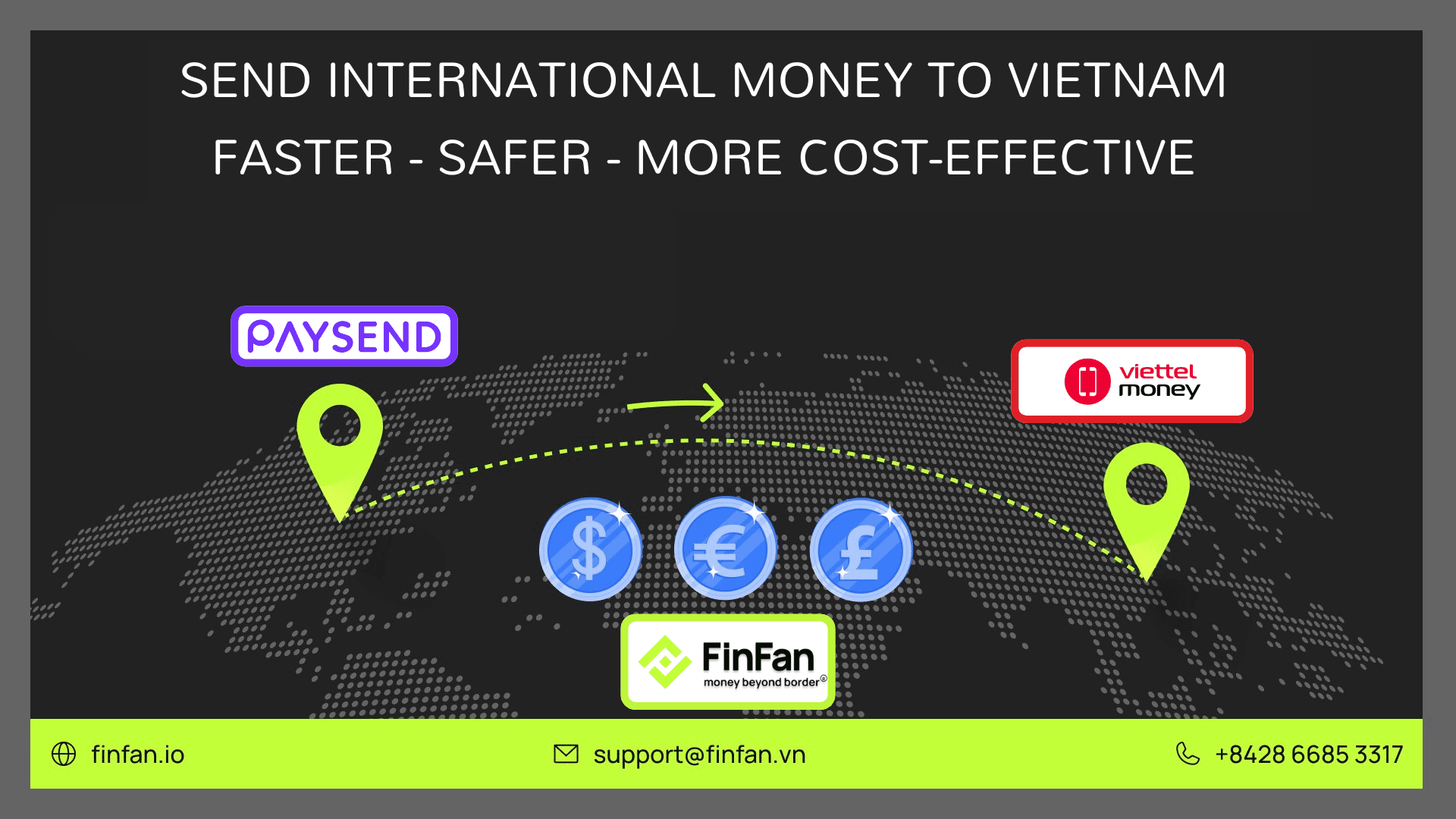 Paysend – FinFan – Viettel Money - A new Beginning for the international Payment Technology of the Vietnamese people